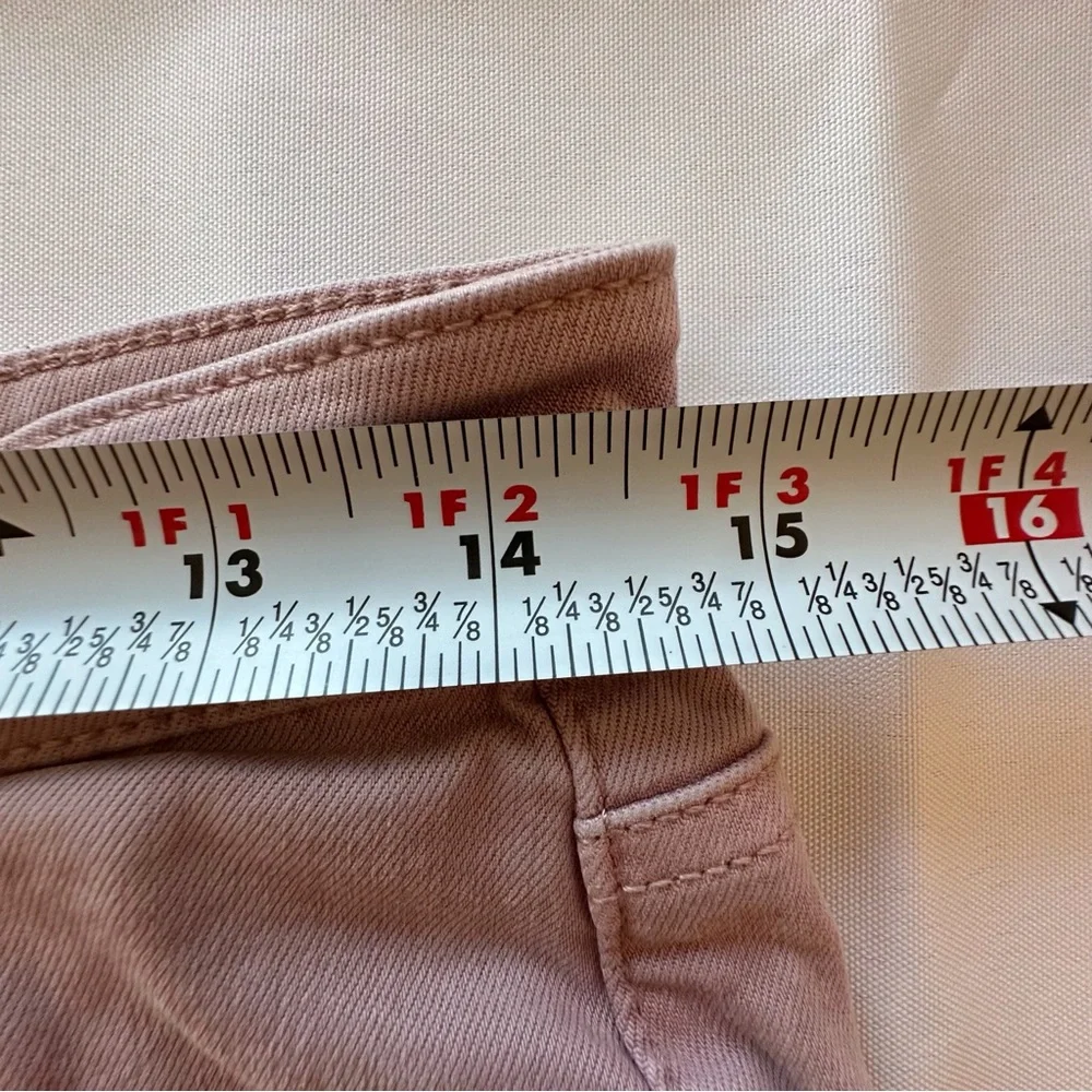 Buffalo David Bitton‎ Avalon mid rise ankle skinny light pink jeans women’s 6 - Picture 8 of 14